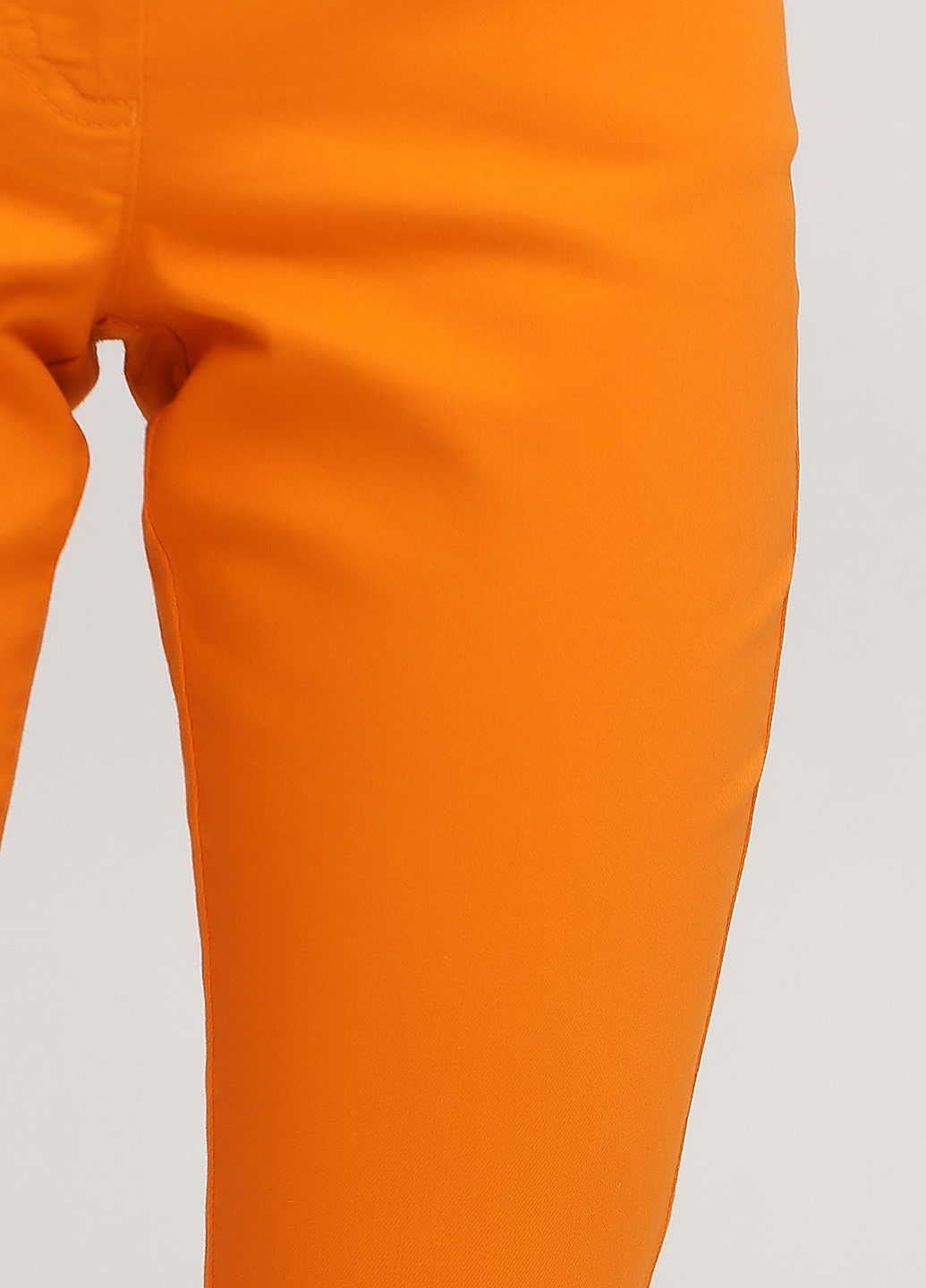 Оранжевые джинсовые демисезонные зауженные брюки Escada