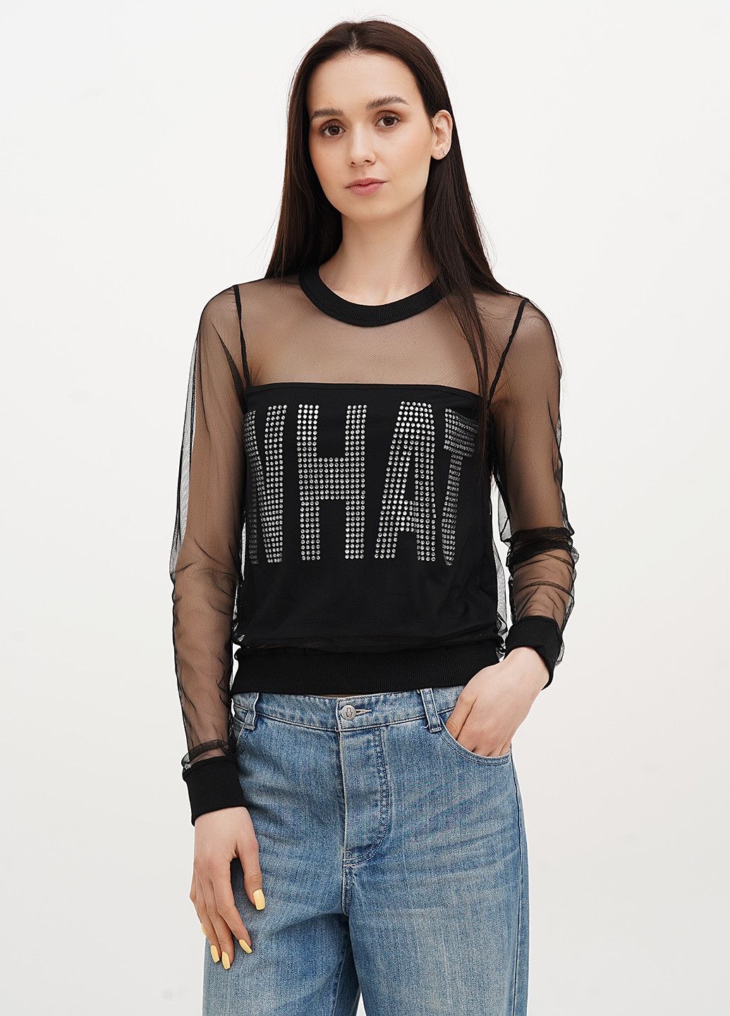 Срібна блуза Babylon