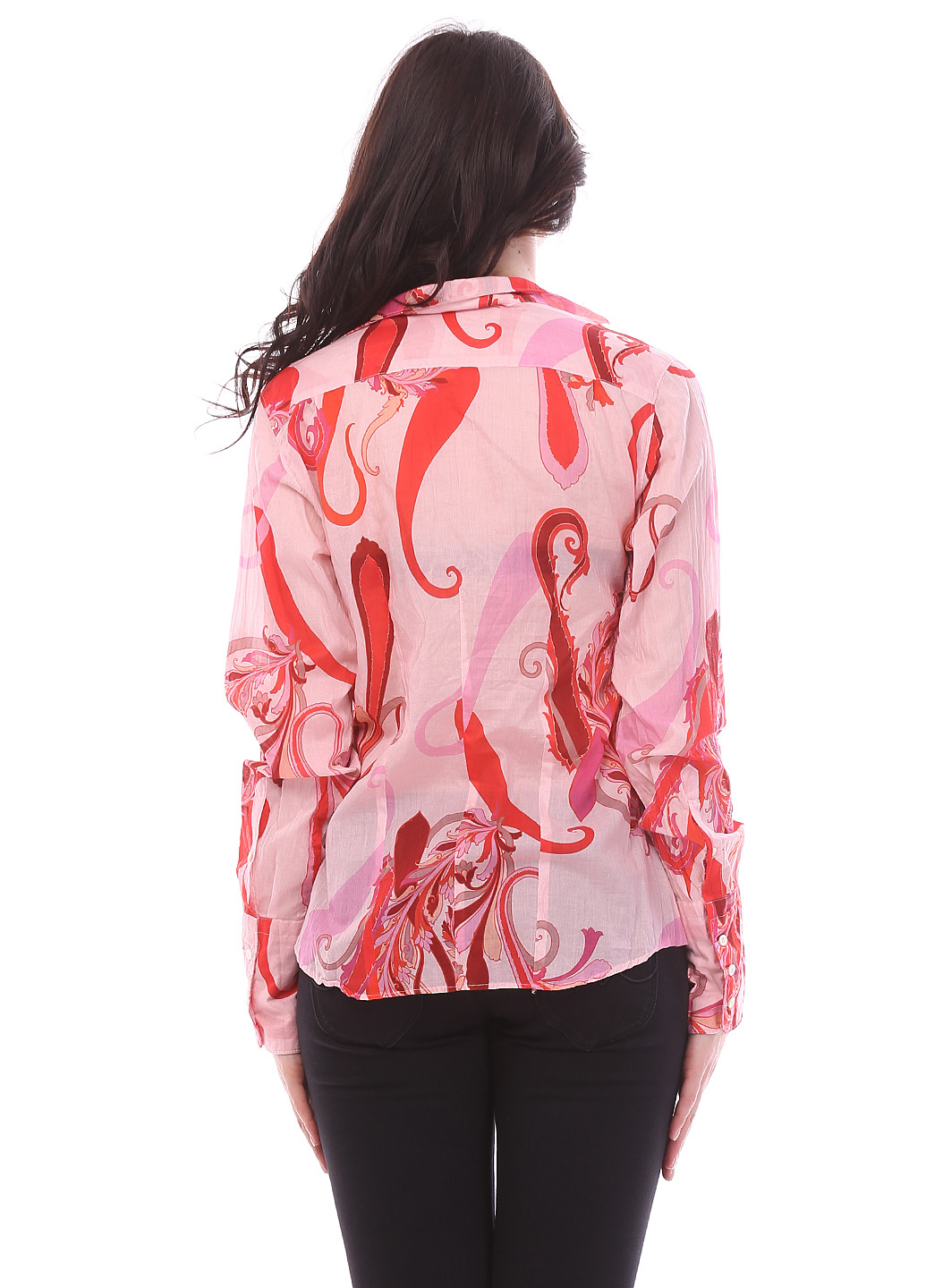 Розовая кэжуал рубашка с абстрактным узором Coast