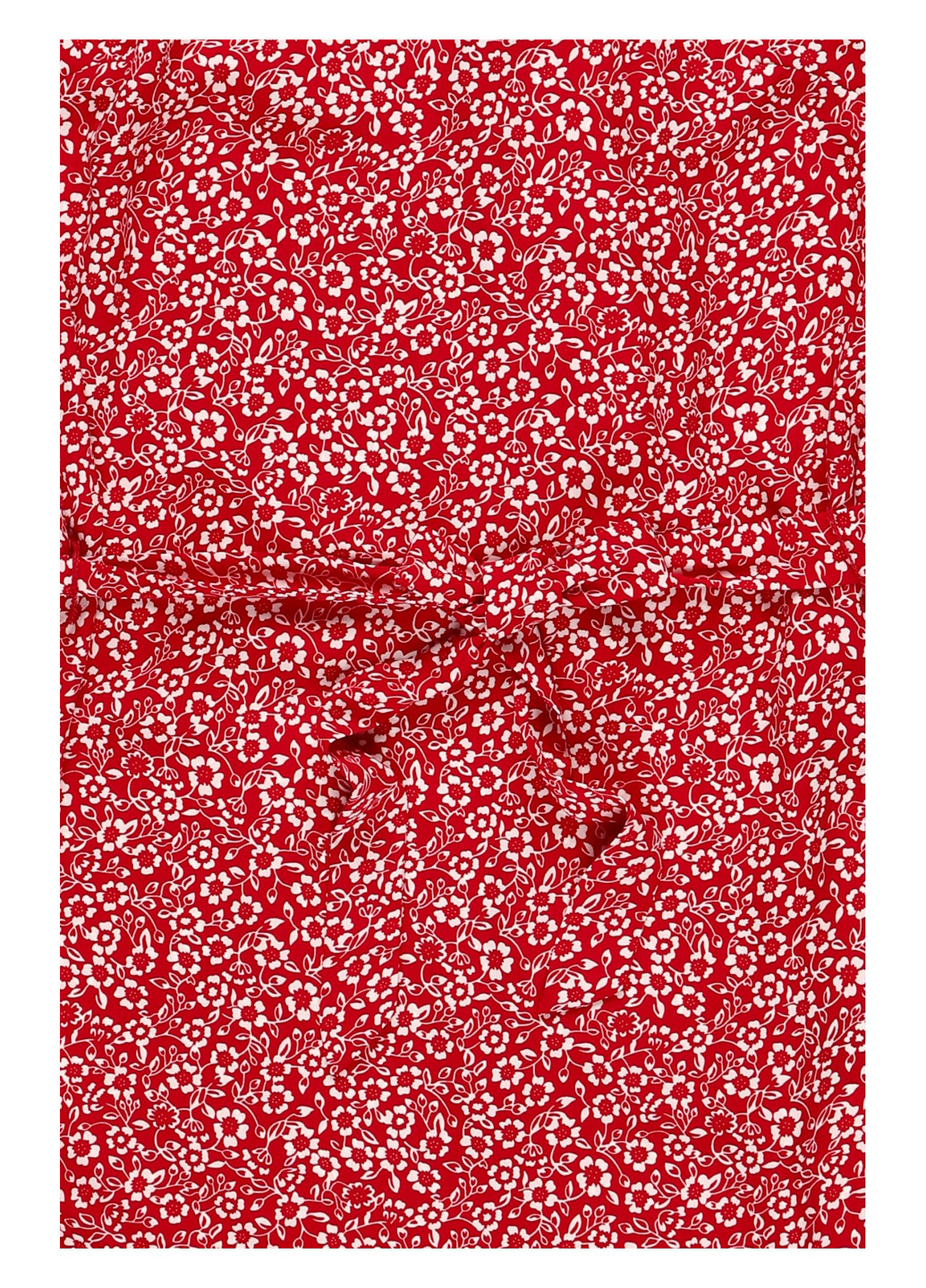 Красное кэжуал платье Vila с цветочным принтом