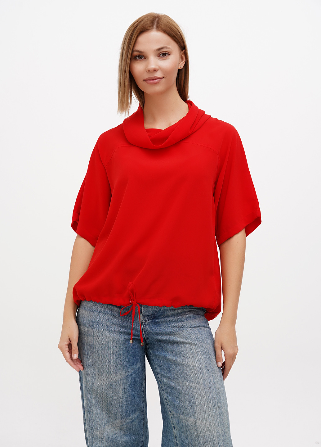 Красная блуза Sassofono Club