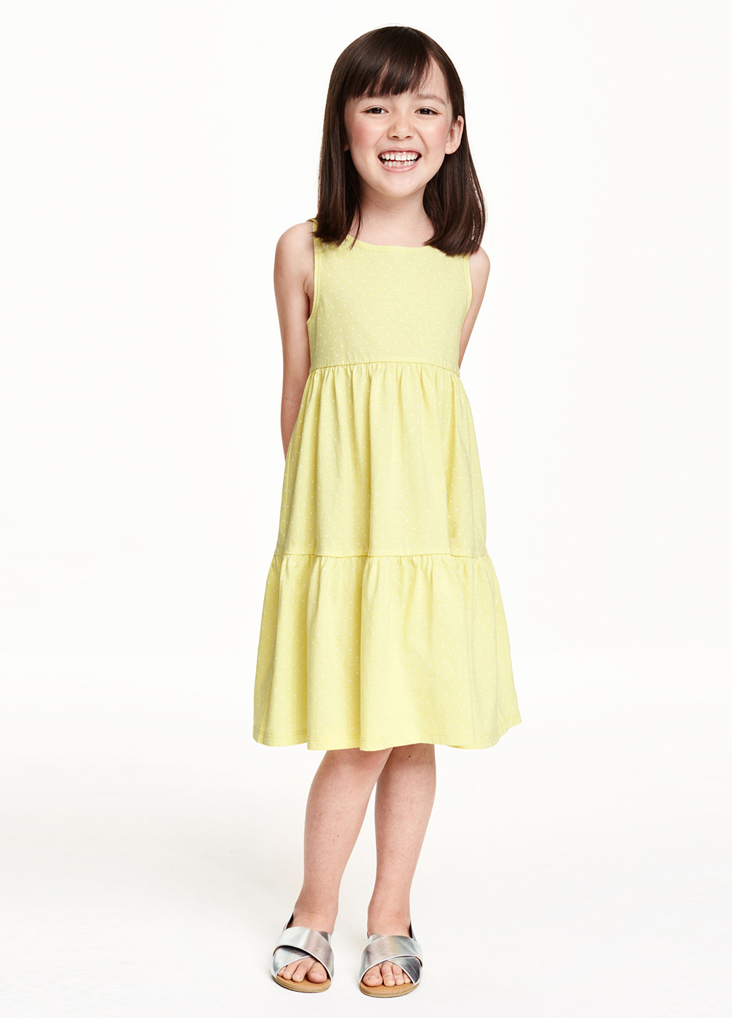 Жёлтое платье H&M (143058608)