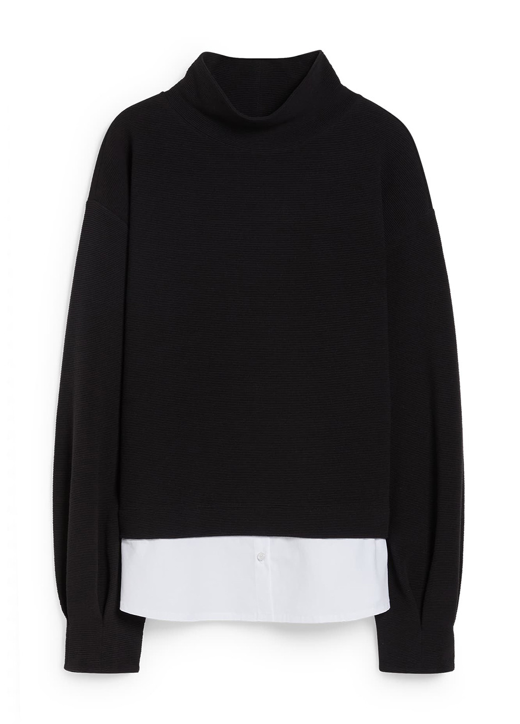 Чорно-білий демісезонний светр C&A