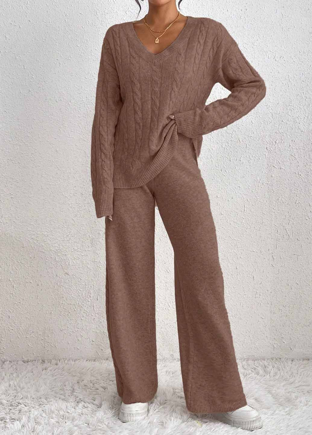 Костюм (пуловер, брюки) SHEIN (367194236)