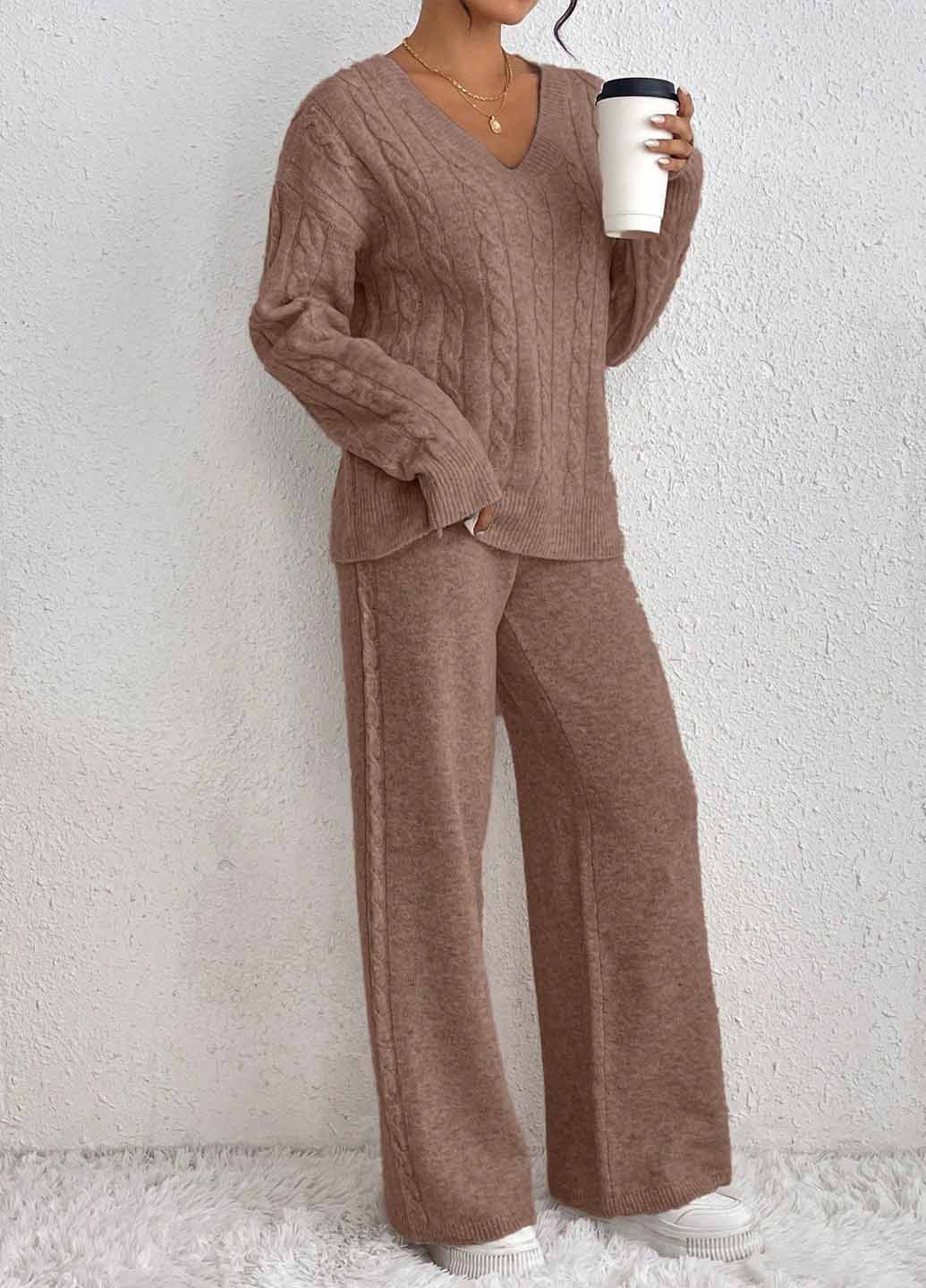 Костюм (пуловер, брюки) SHEIN (367194236)