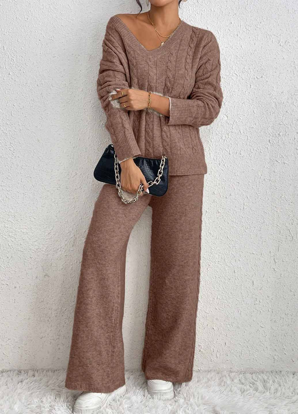 Костюм (пуловер, брюки) SHEIN (367194236)