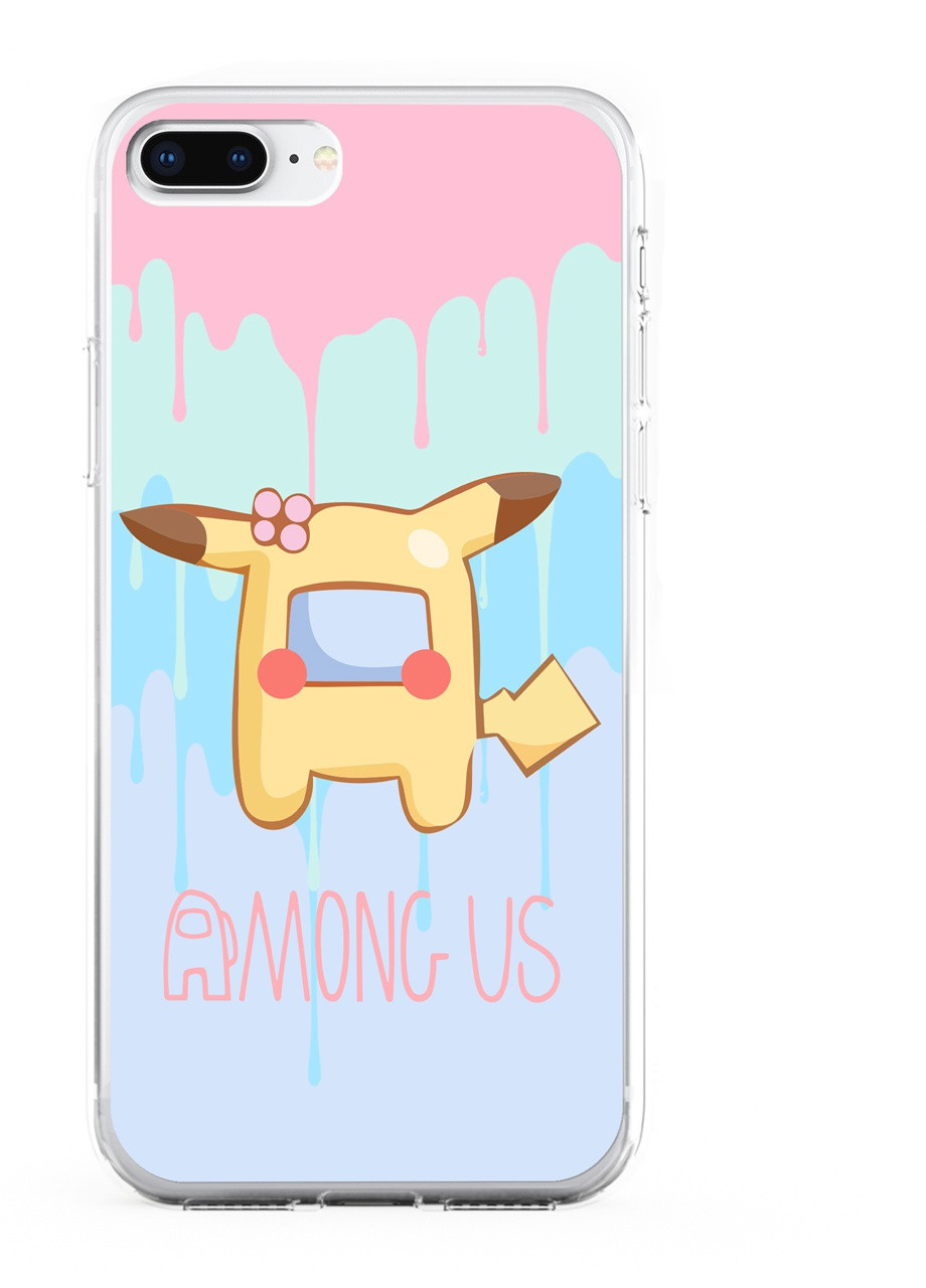 Чохол силіконовий Apple Iphone Xr Амонг Ас Покемон Пікачу (Among Us Pokemon Pikachu) (8225-2419) MobiPrint (219566017)