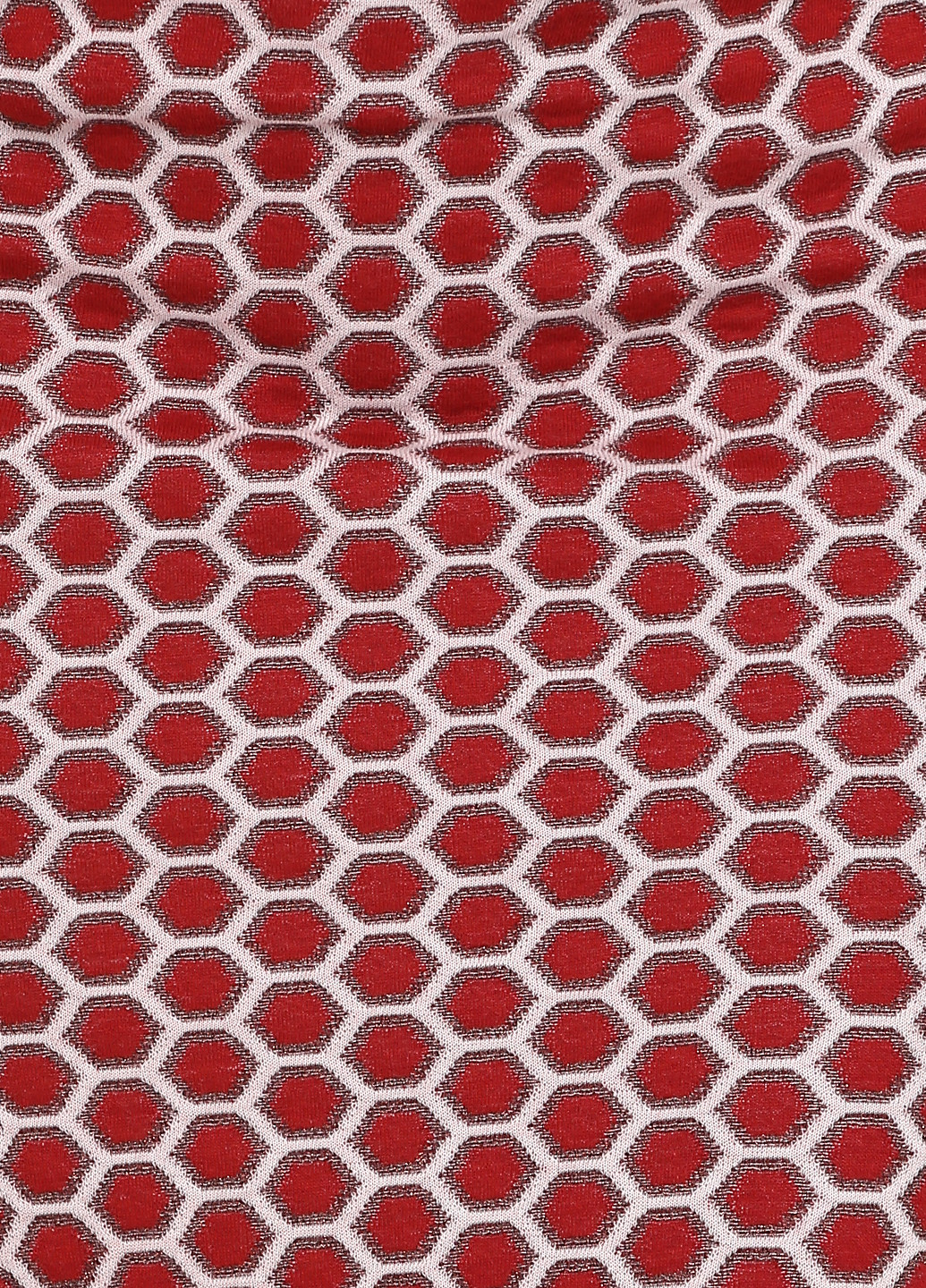 Красная кэжуал с геометрическим узором юбка H&M карандаш