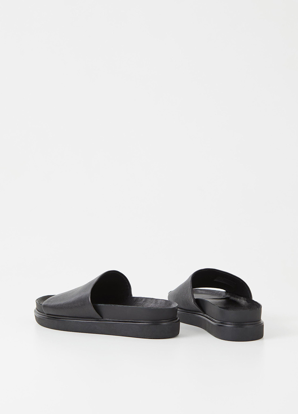 Черные шлепанцы Vagabond