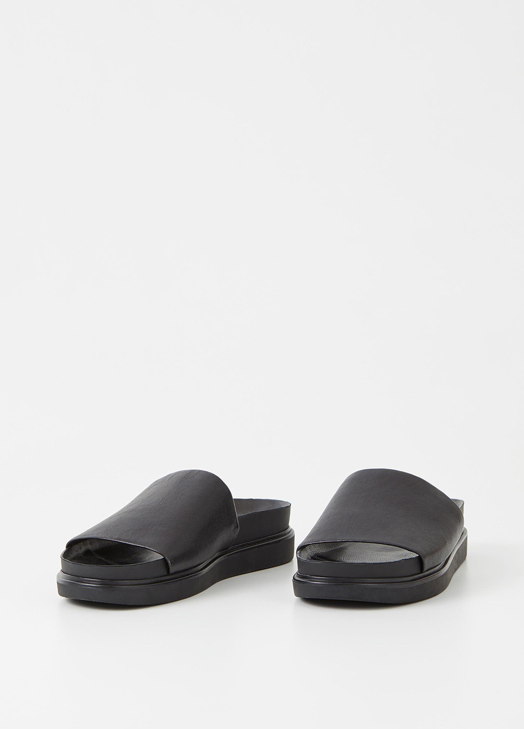 Черные шлепанцы Vagabond