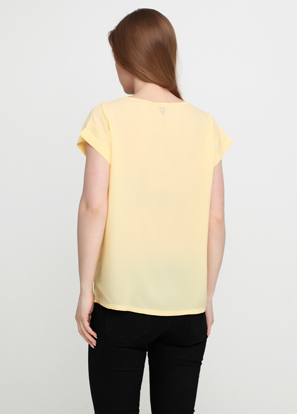 Жовта літня блуза Sassofono