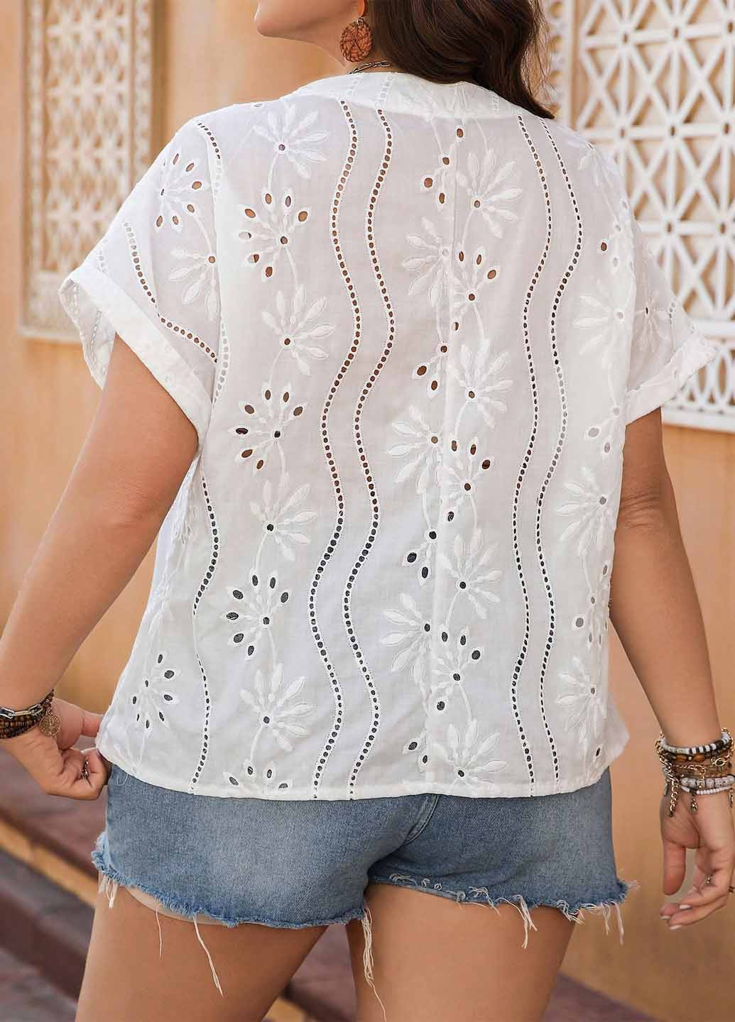 Белая блуза SHEIN