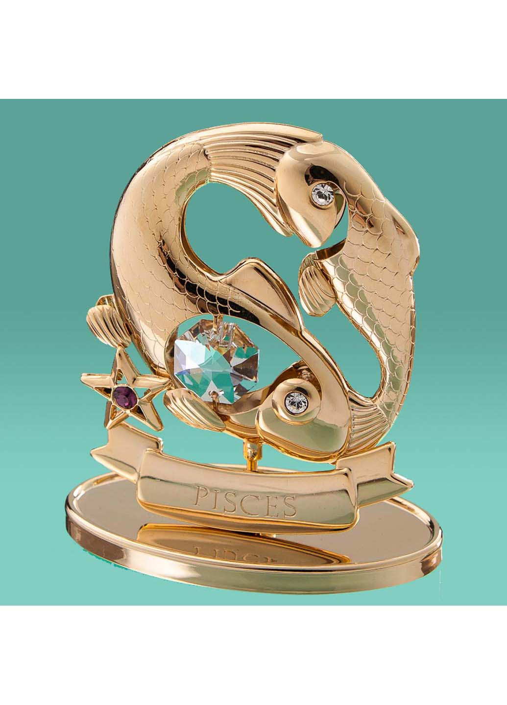 Декоративная фигурка знак зодиака Рыбы Crystocraft (255416898)