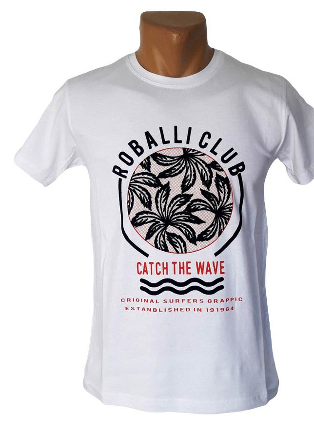 Белая белая длинная футболка Sport Line