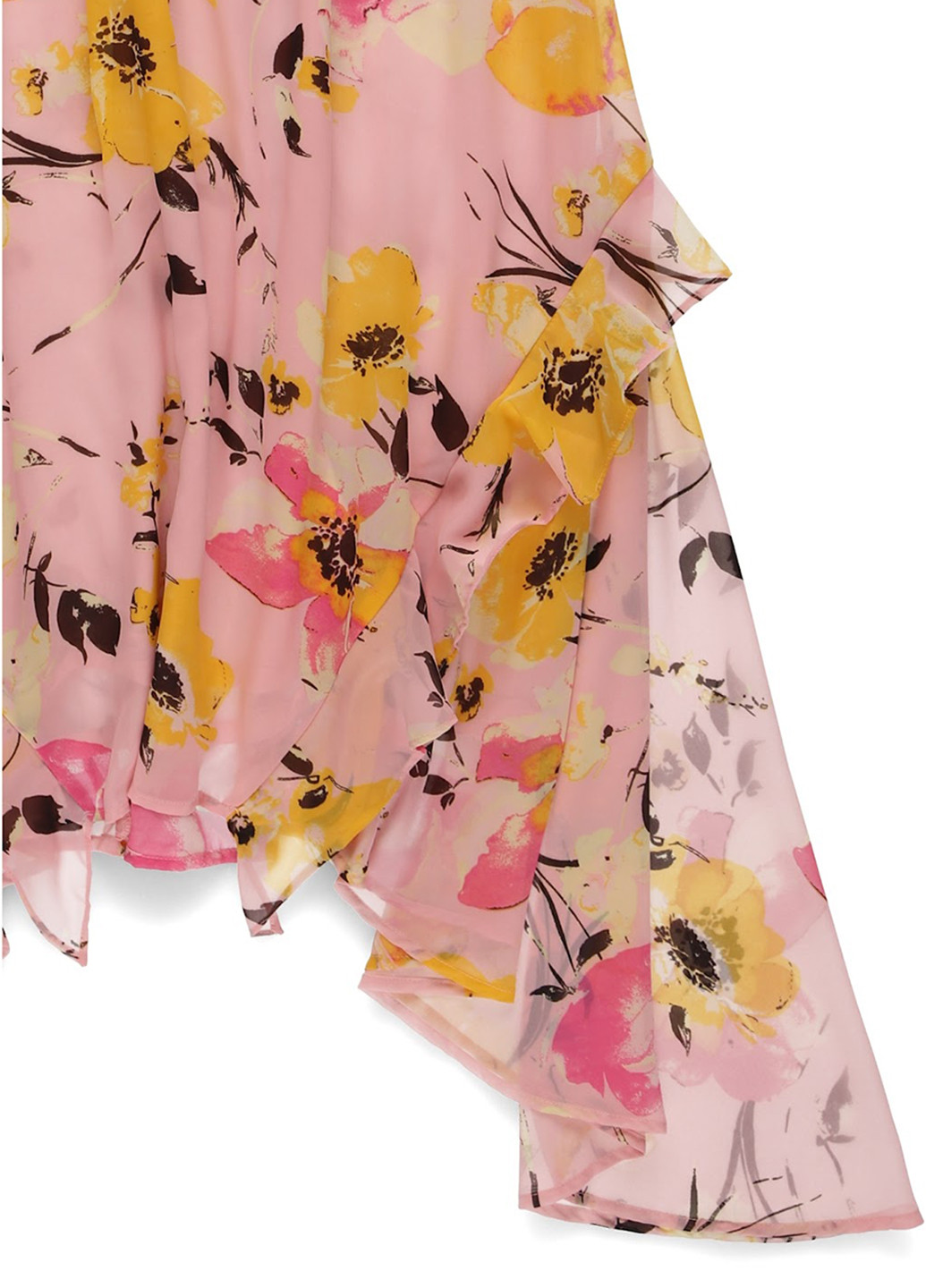 Світло-рожева кежуал плаття для вагітних в стилі армпір, кльош Mama Licious з квітковим принтом