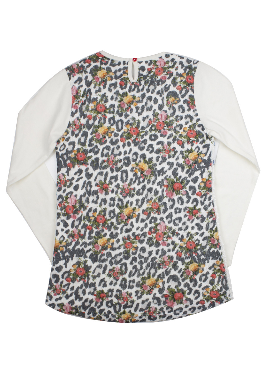 Белый демисезонный кэжуал лонгслив Cichlid с надписями