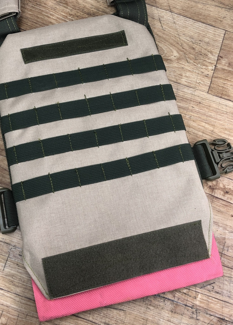 Плитоноска для військових зі стропами MOLLE UkrCossacks 1.0 пісок No Brand (253135500)