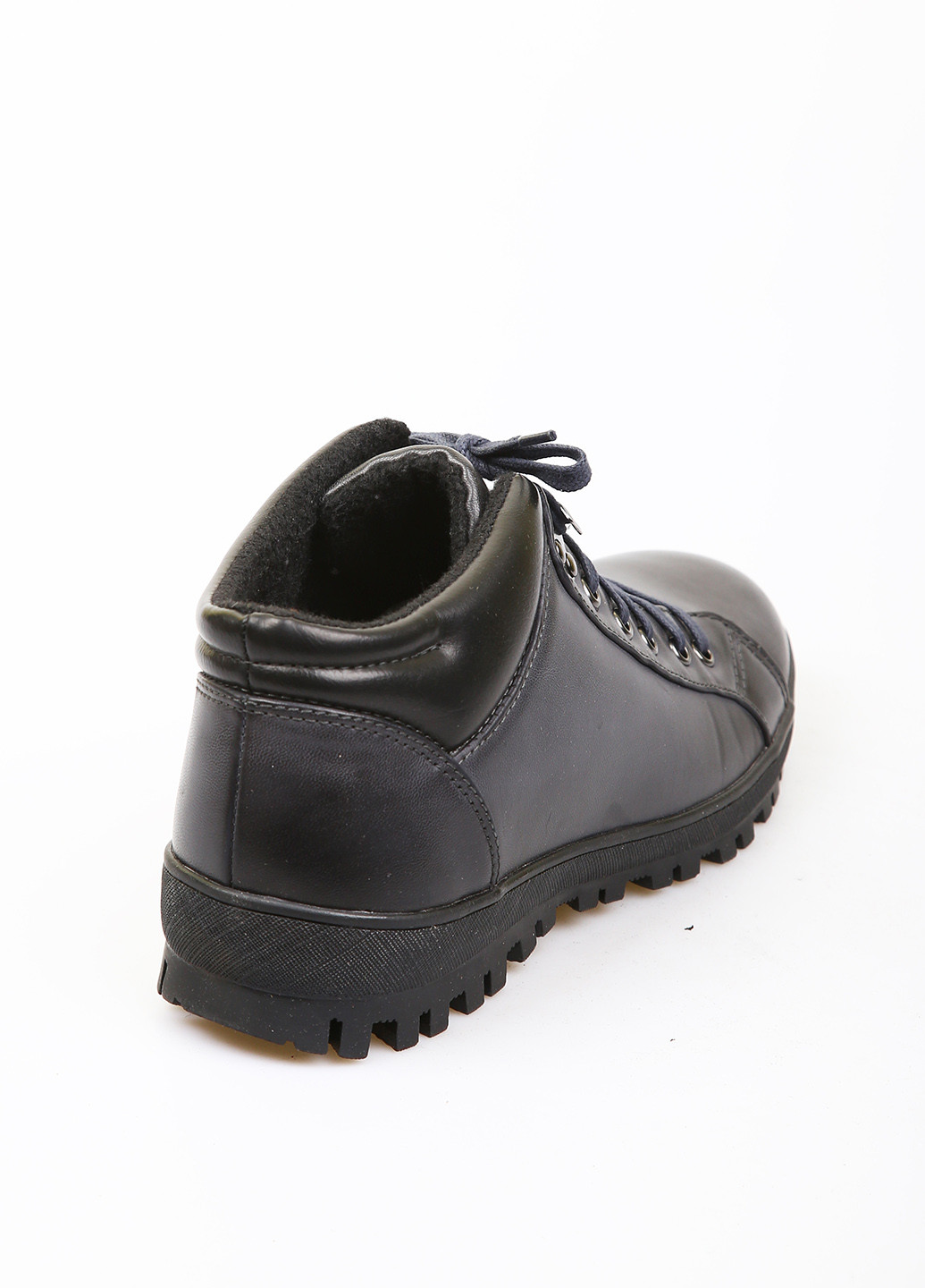 Темно-синие осенние ботинки No Brand