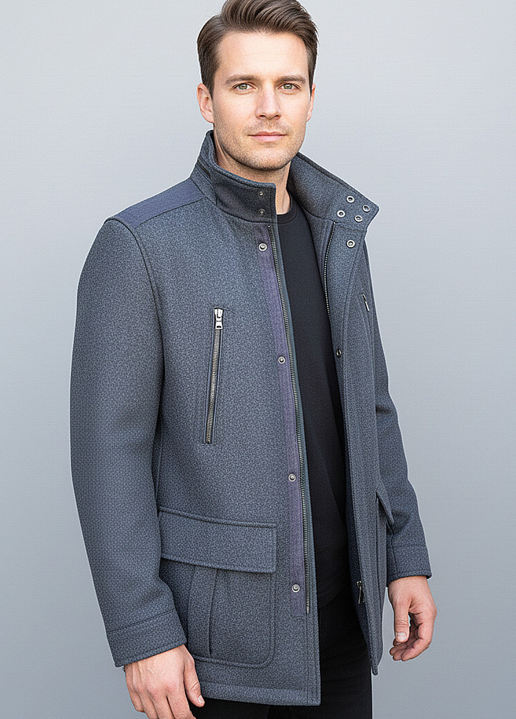 Сіра демісезонна куртка Sun's House