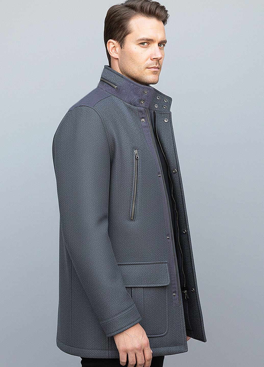 Сіра демісезонна куртка Sun's House