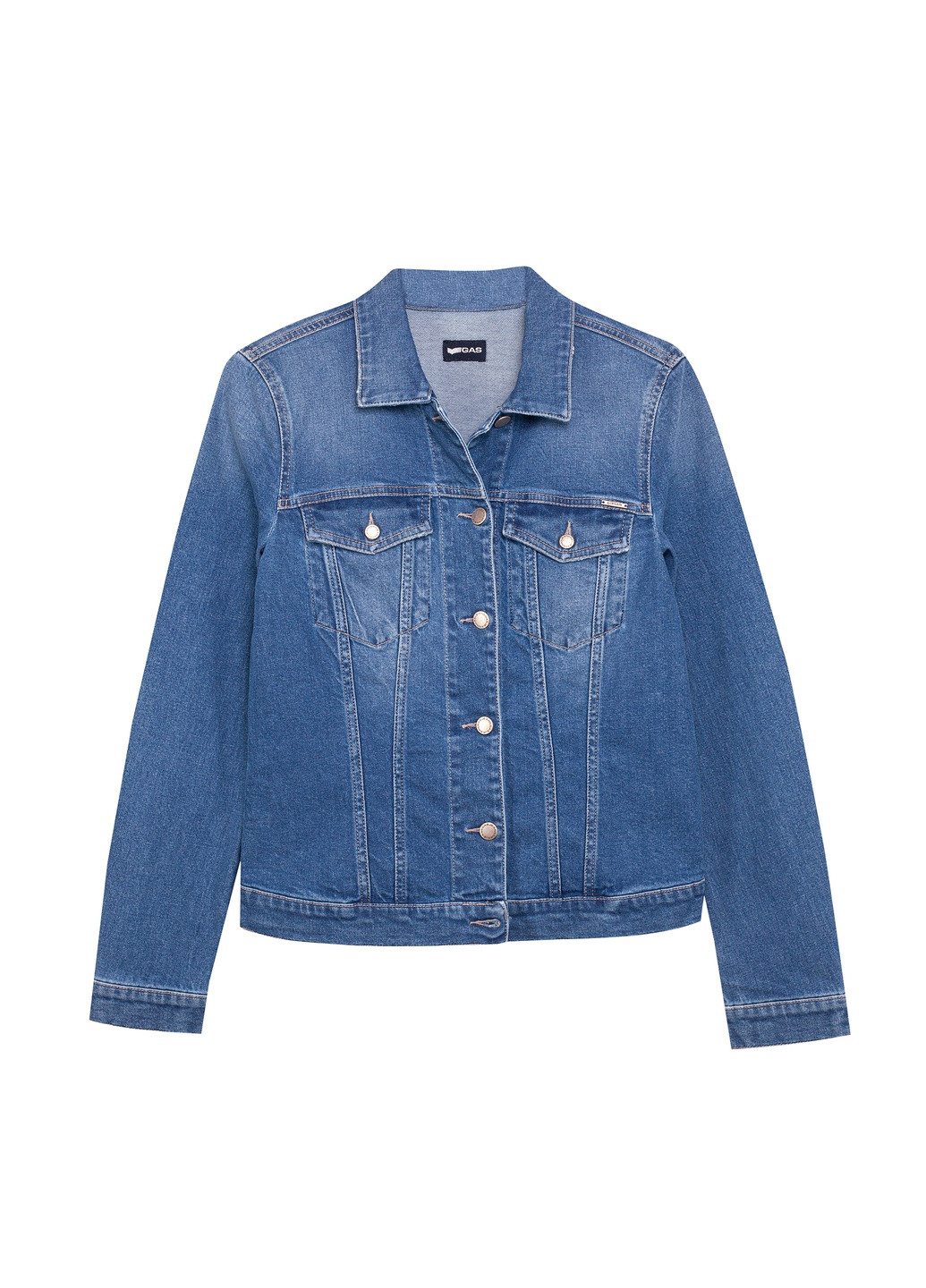 Синий женский жакет Gas однотонный - демисезонный