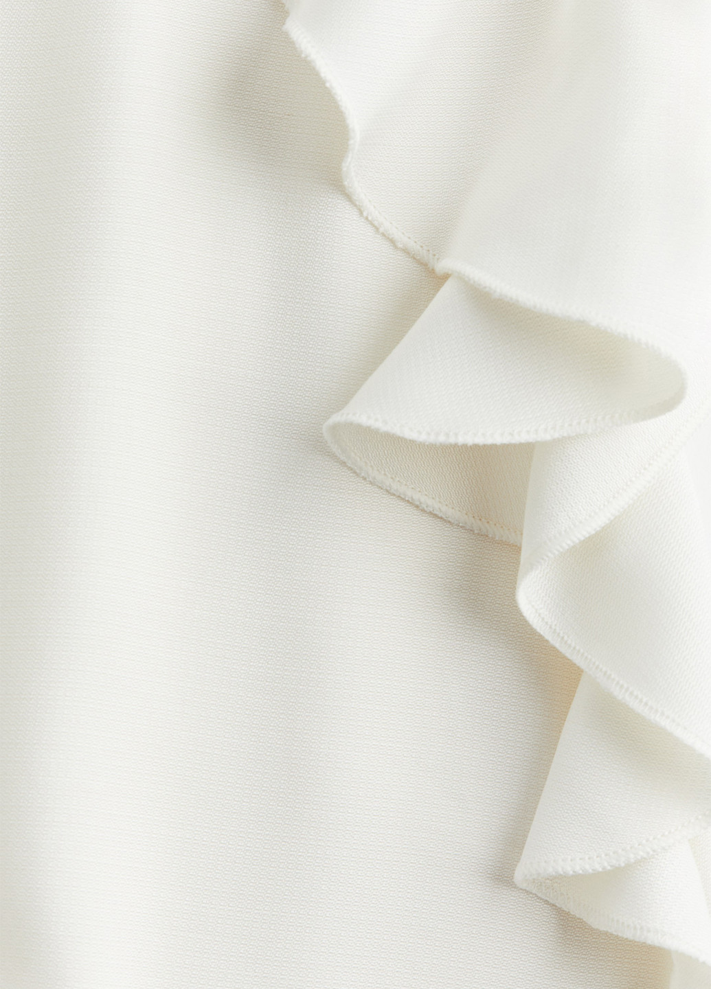 Кремовое кэжуал платье а-силуэт H&M однотонное