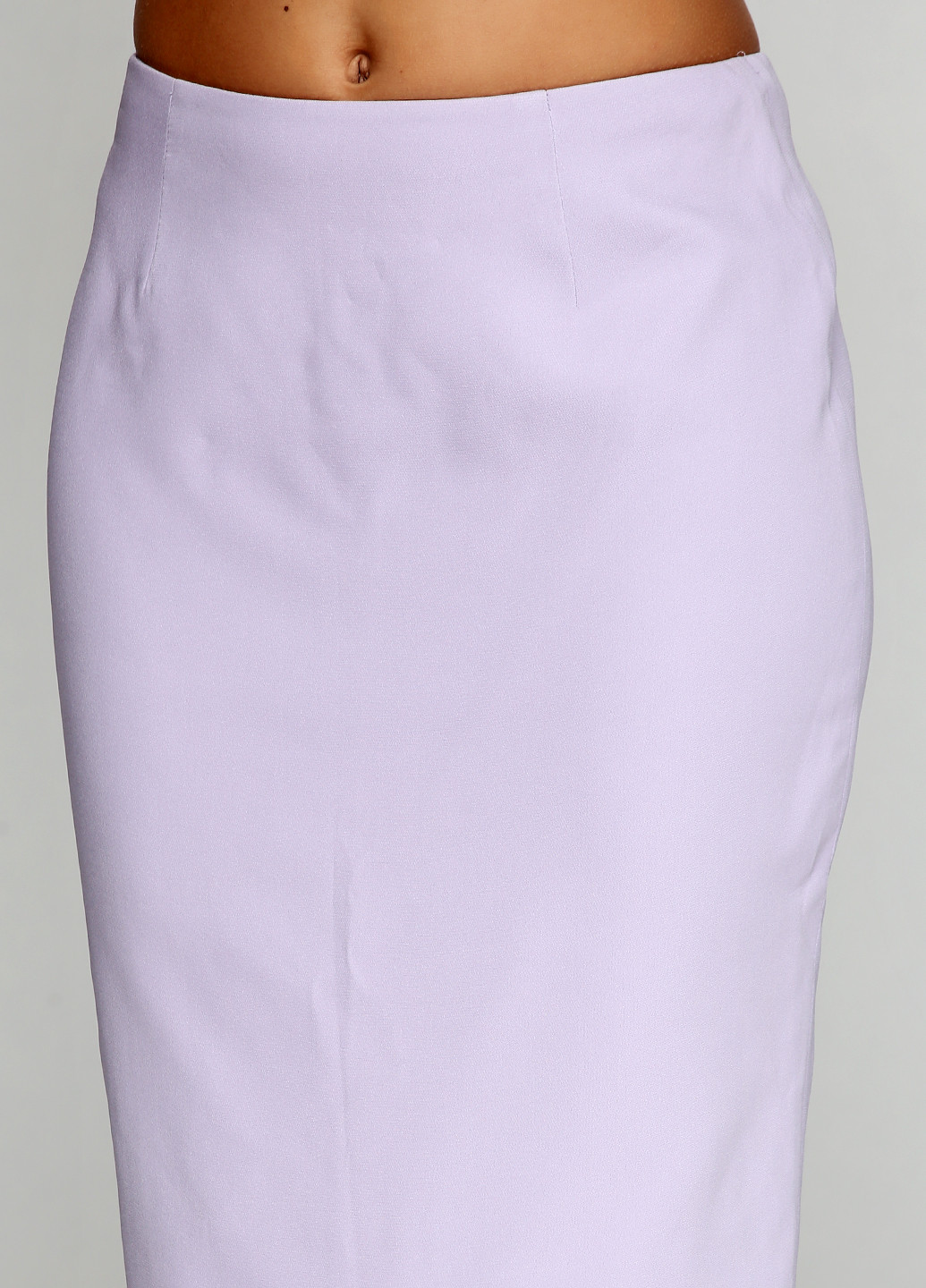 Сиреневая офисная однотонная юбка Luisa Spagnoli карандаш