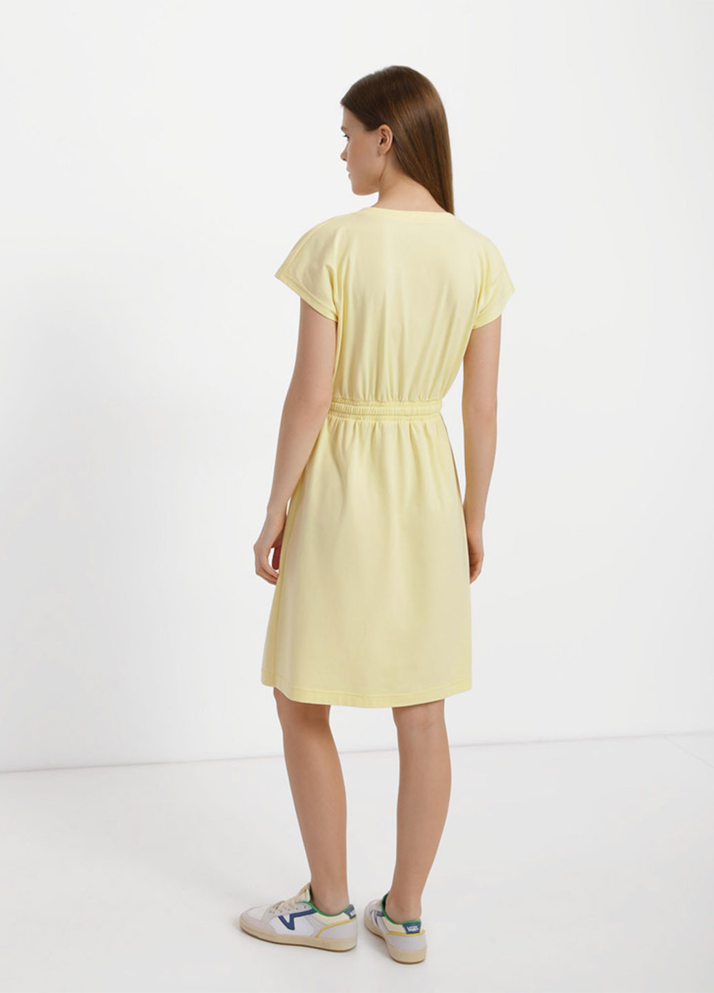 Світло-жовтий кежуал сукня сукня-футболка Promin однотонна