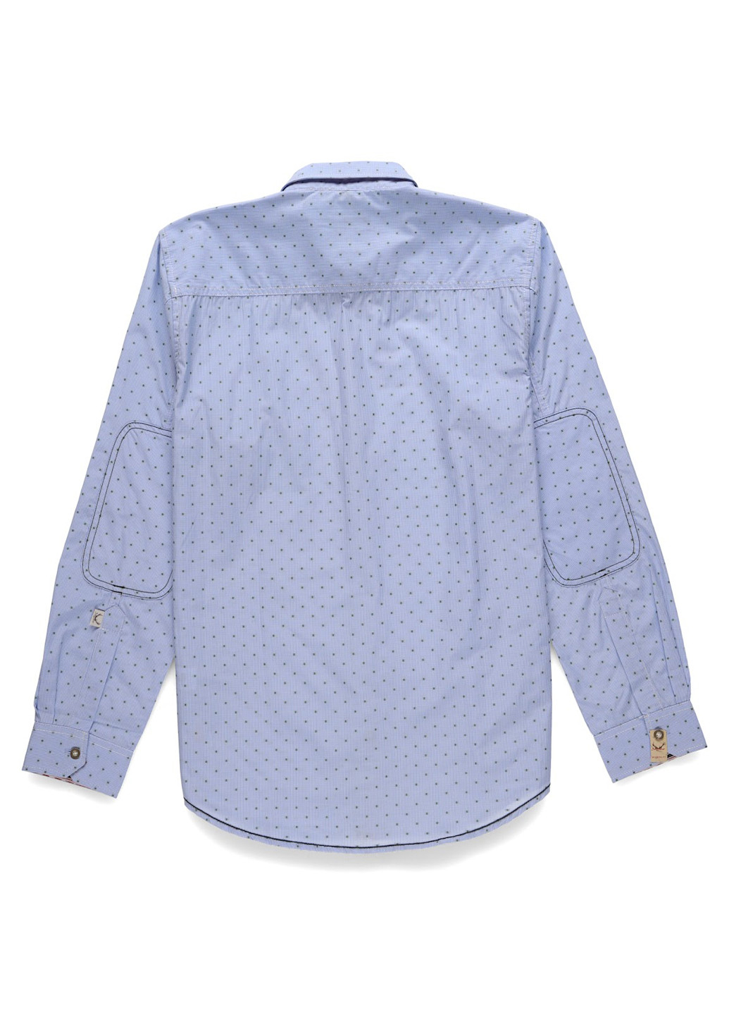 Голубой кэжуал рубашка в горошек Barbour