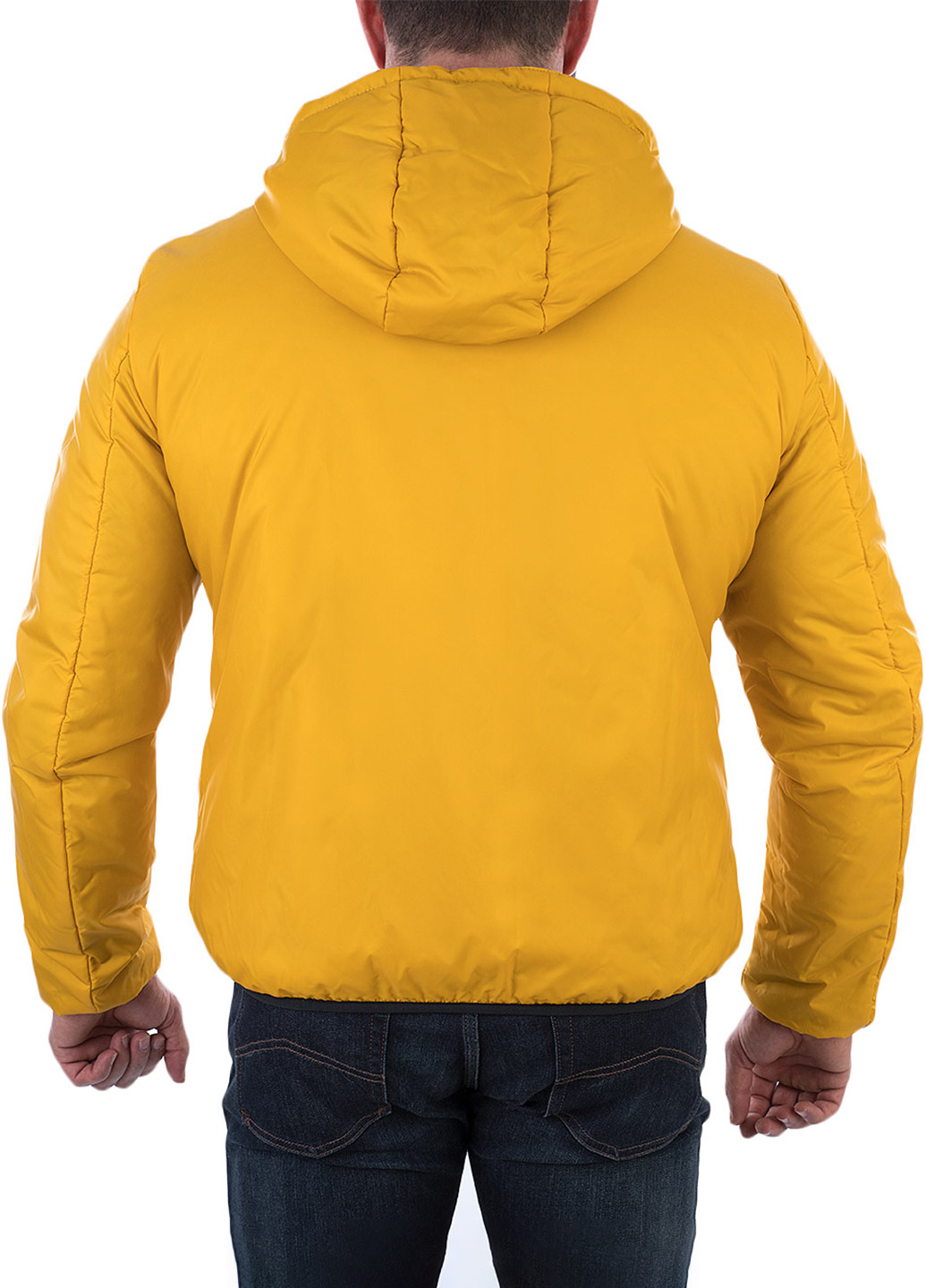 Желтая демисезонная куртка Armani Jeans