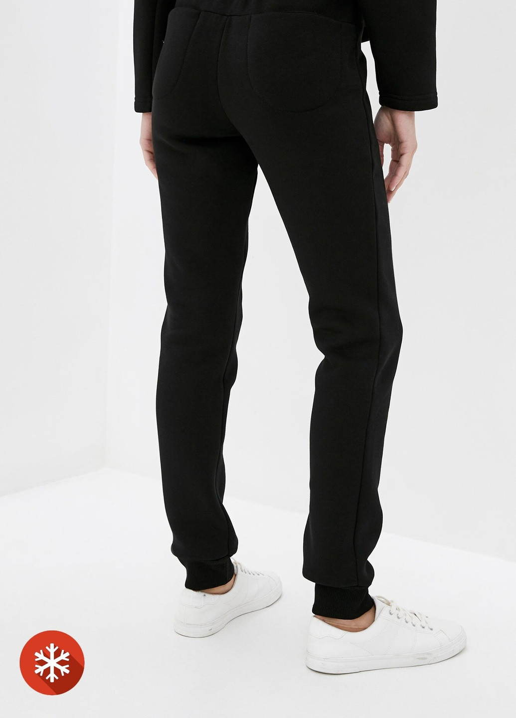 Черные кэжуал демисезонные брюки Garne