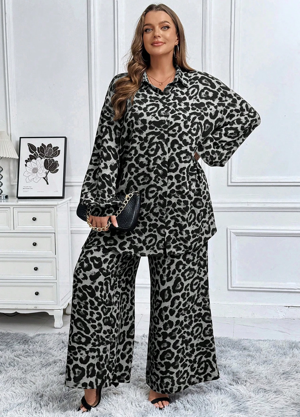 Костюм (сорочка, штани) SHEIN (334151728)