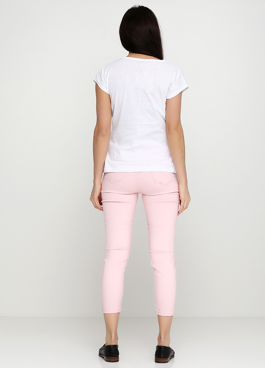 Светло-розовые кэжуал летние зауженные брюки Queen