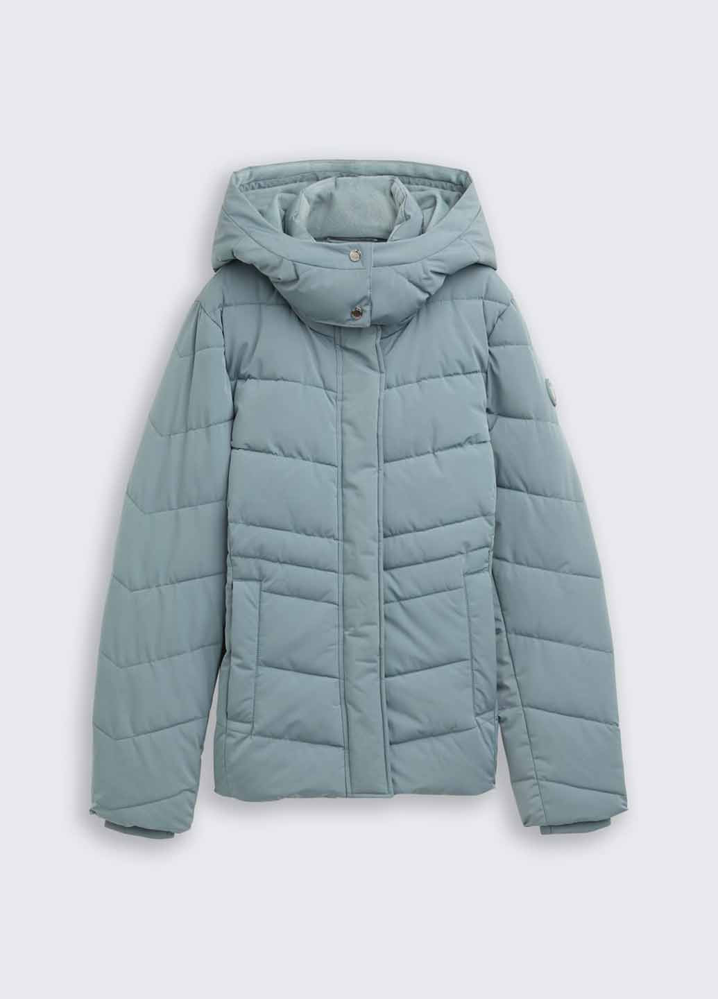 Сіро-голубий зимня куртка Tom Tailor