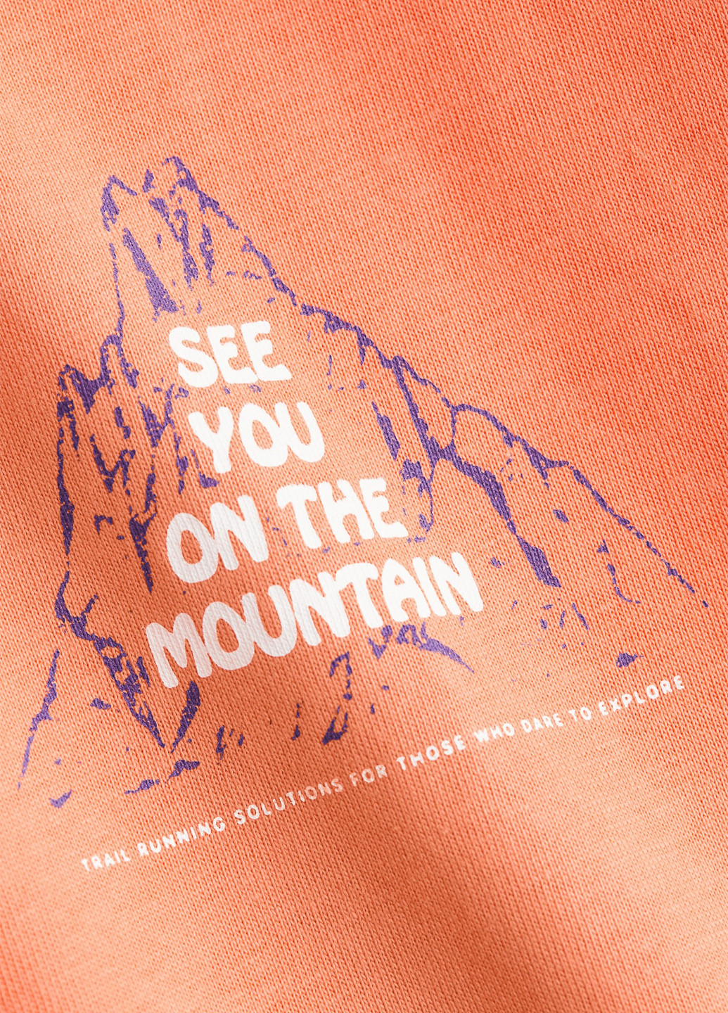 Оранжевая футболка H&M