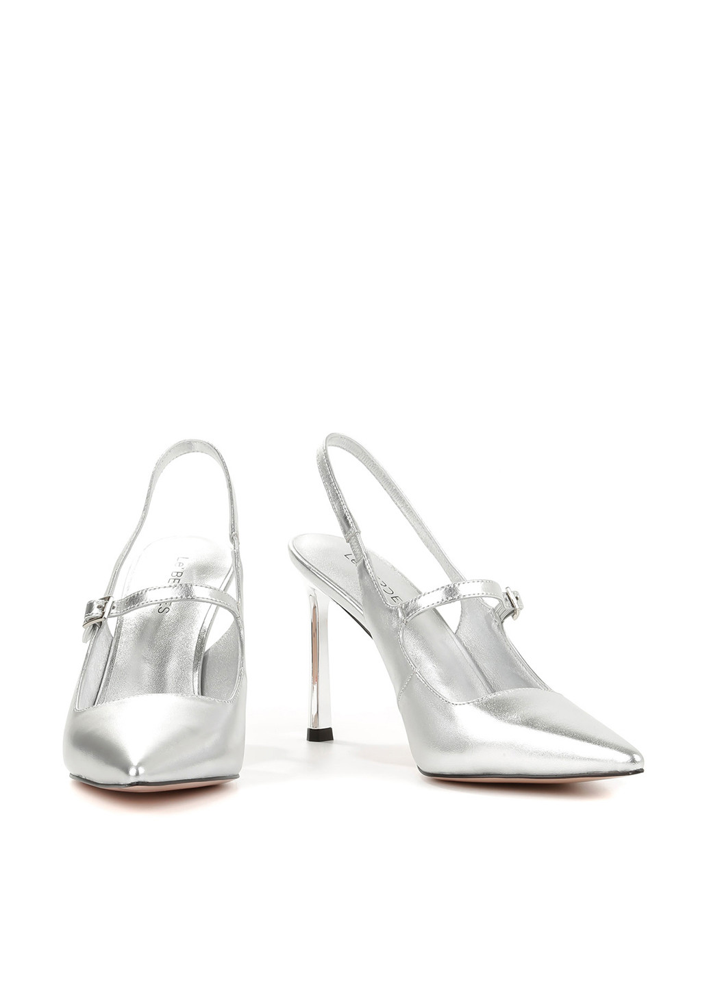 Le'BERDES Туфли слингбеки серебряный з натуральная кожа, украина — лето (360795627)