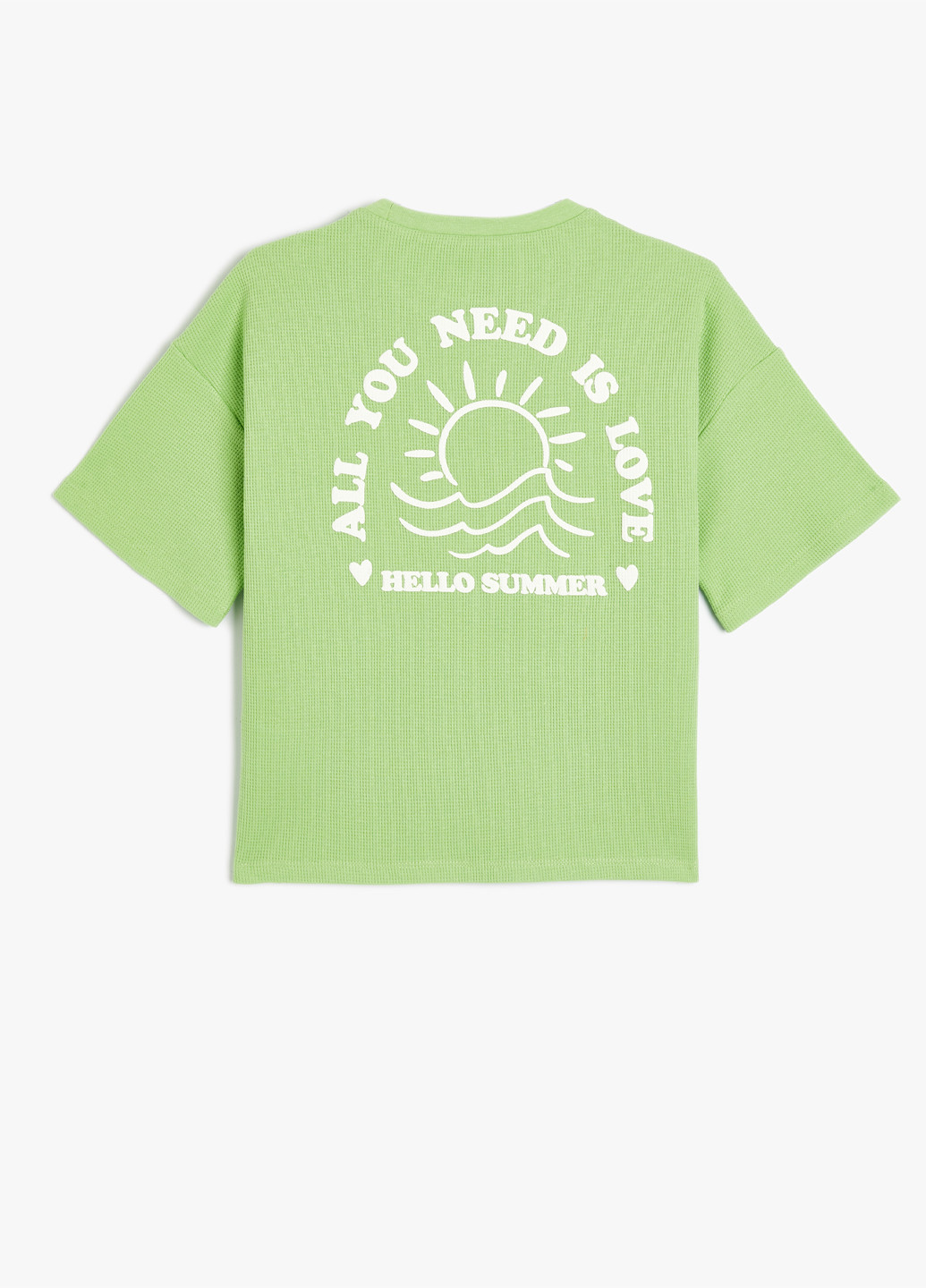 Салатова літня футболка KOTON