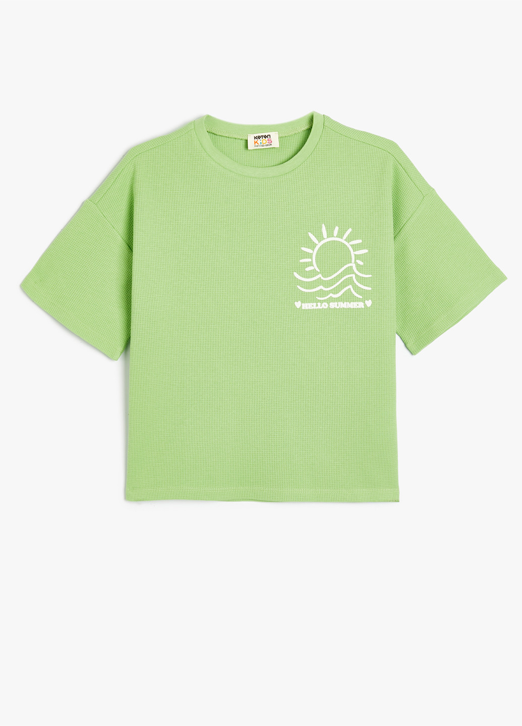 Салатова літня футболка KOTON