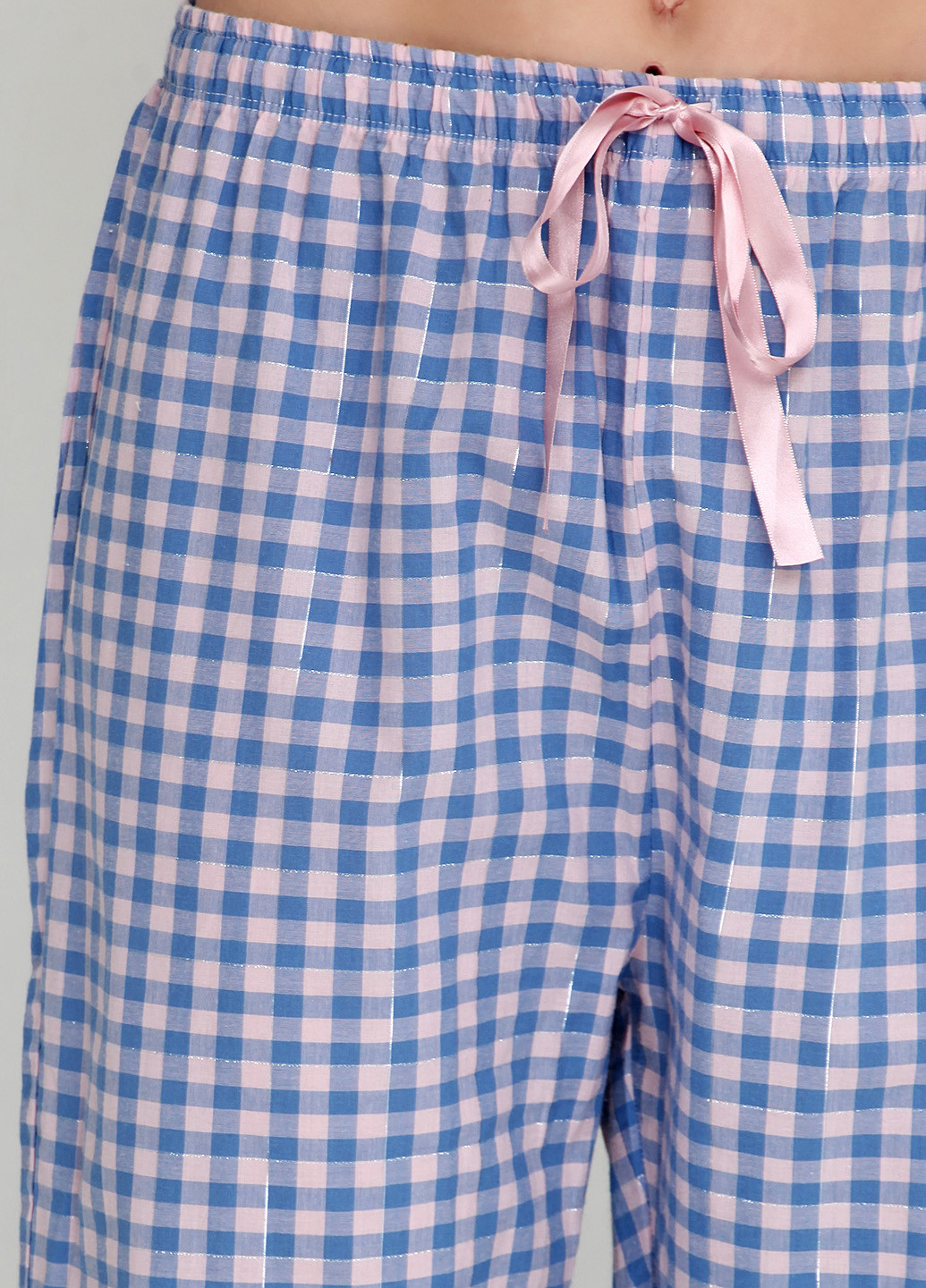 Голубые домашние демисезонные брюки Women'secret