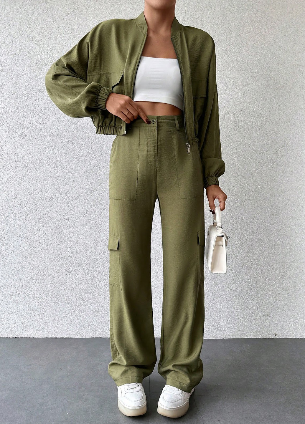 Костюм (бомбер, брюки) SHEIN (324434694)