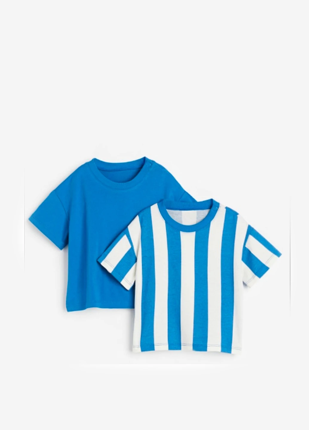 Синяя летняя футболка (2 шт.) H&M