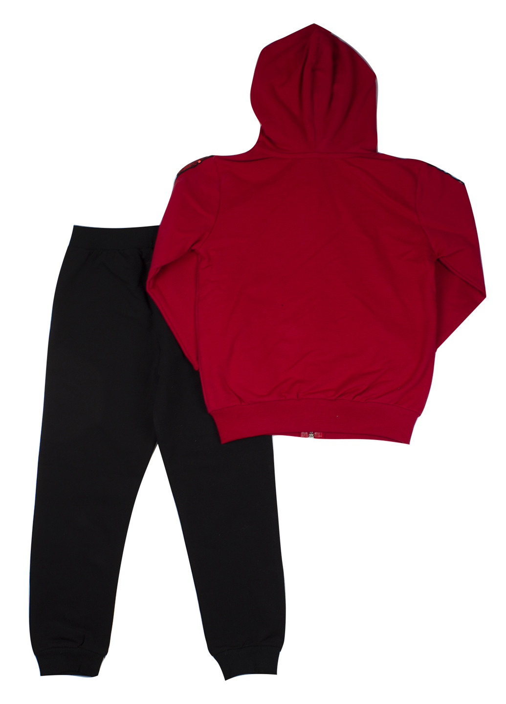 Красный демисезонный костюм (толстовка, брюки) брючный Breeze
