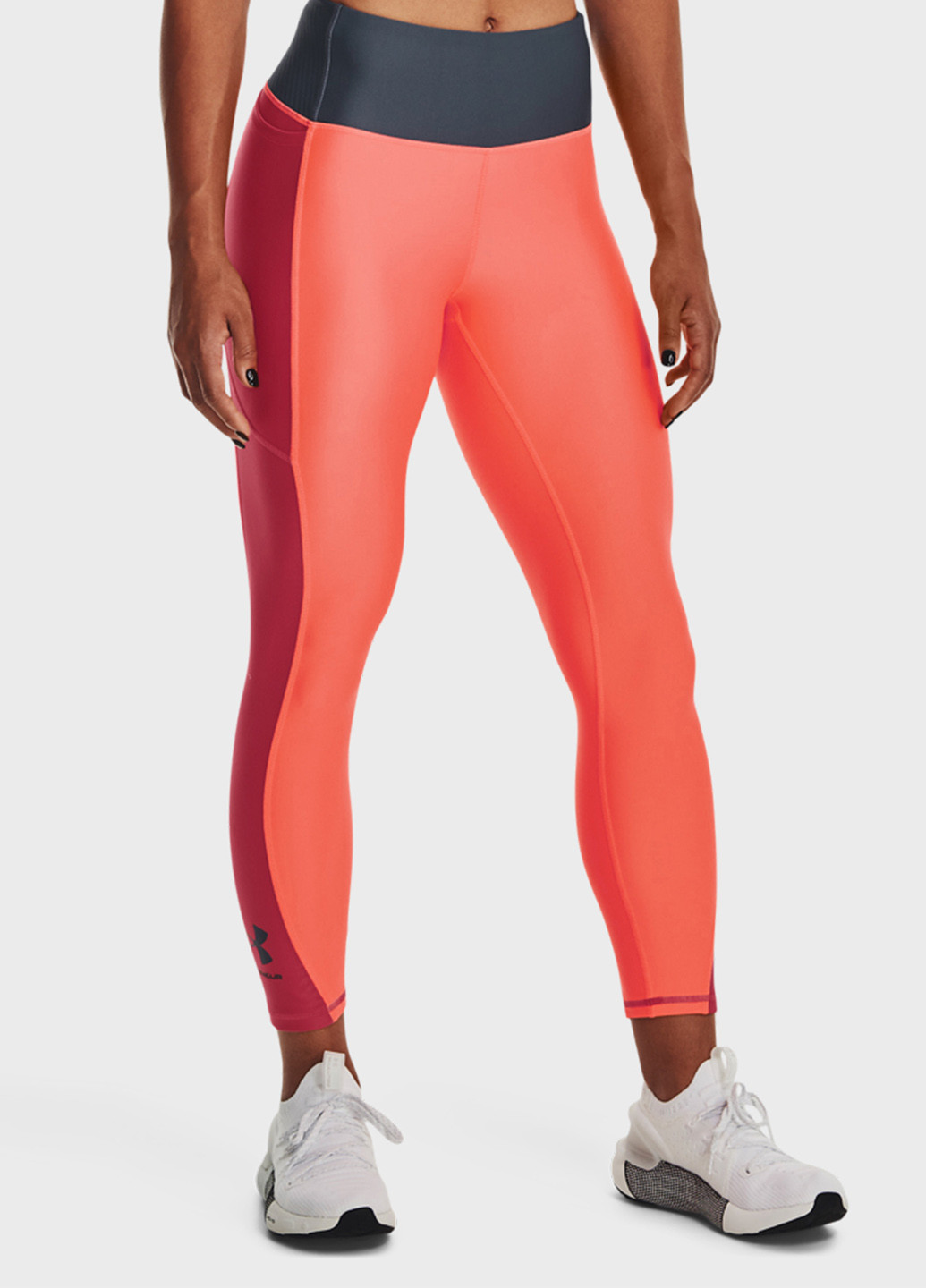 Коралловые демисезонные леггинсы Under Armour