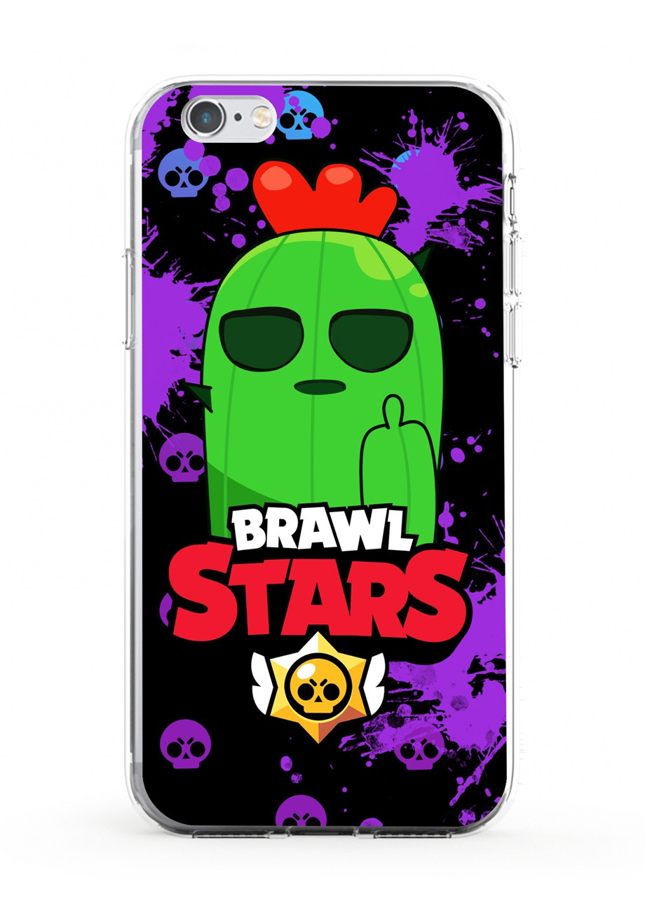 Чехол силиконовый Apple Iphone 11 Спайк Бравл Старс (Spike Brawl Stars) (9230-1013) MobiPrint (219283776)