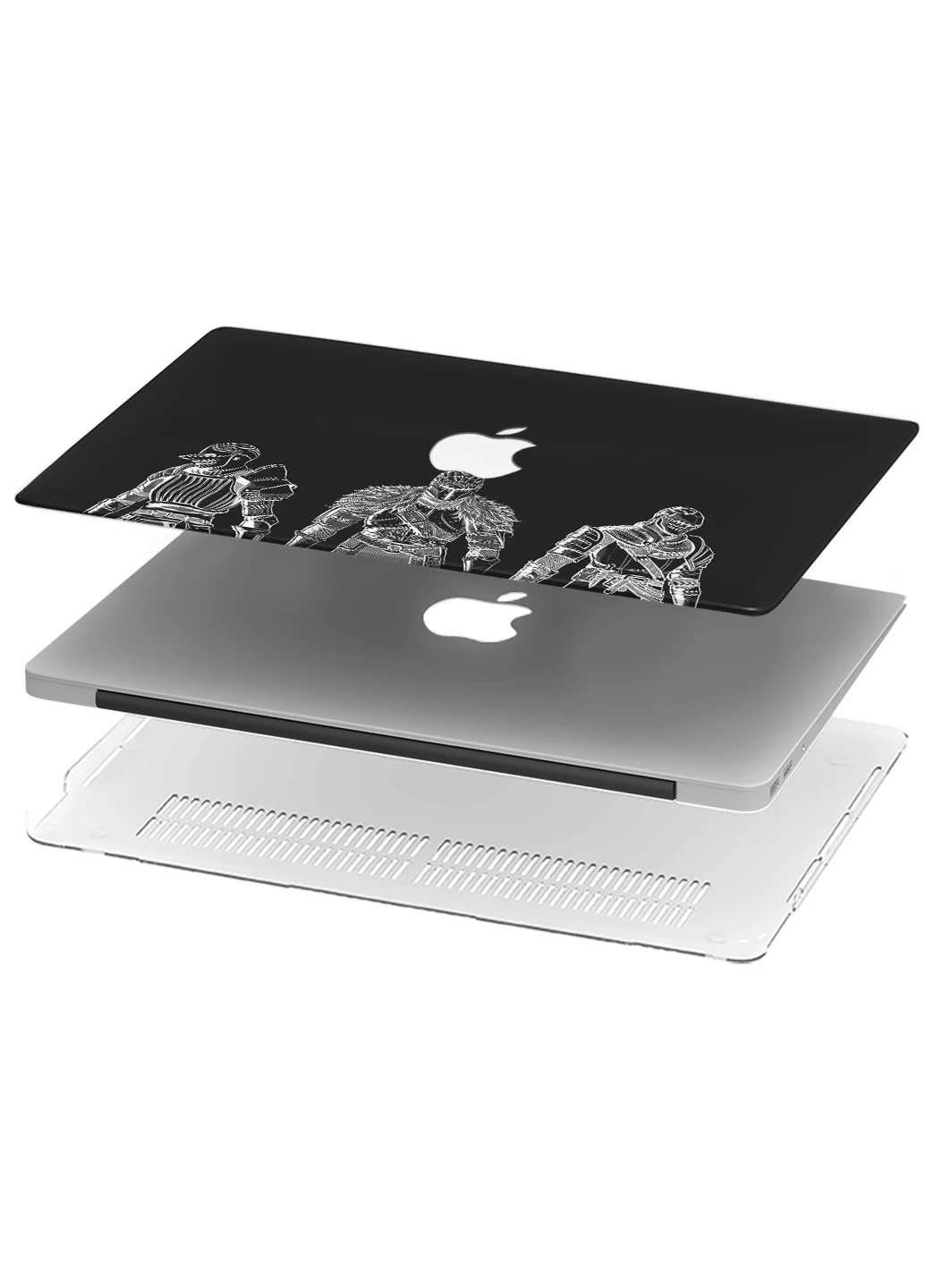 Чохол пластиковий для Apple MacBook Pro 13 A1278 Темні душі (Dark souls) (6347-2137) MobiPrint (218528475)