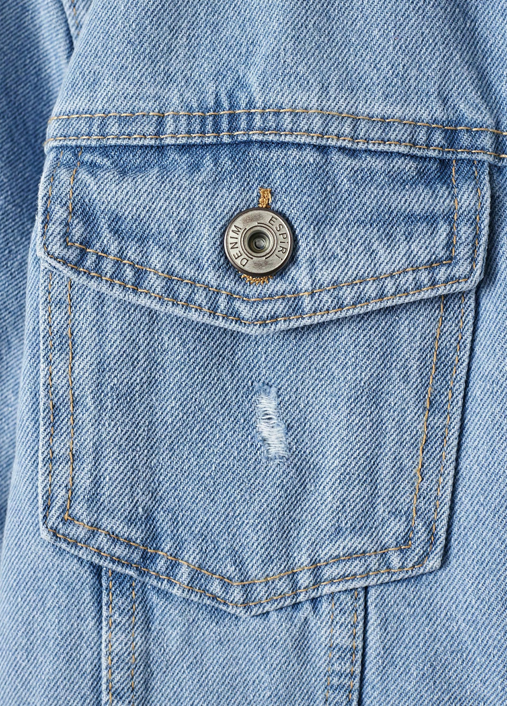 Голубая демисезонная куртка SHEIN