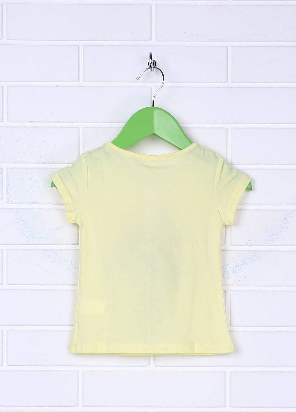 Жовта літня футболка з коротким рукавом Фабрика наш одяг