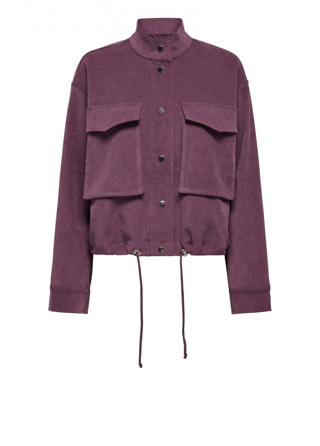 Бордова демісезонна куртка Only