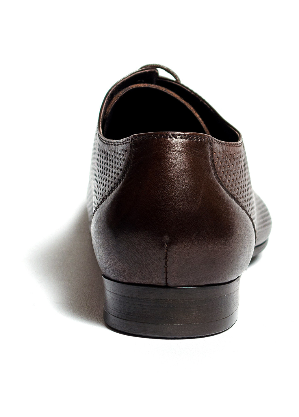Шоколадные кэжуал туфли Tezoro на шнурках