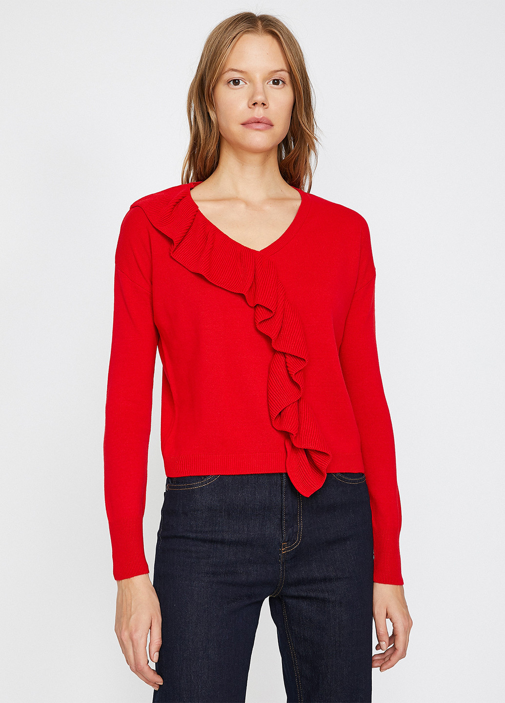 Червоний демісезонний пуловер пуловер KOTON